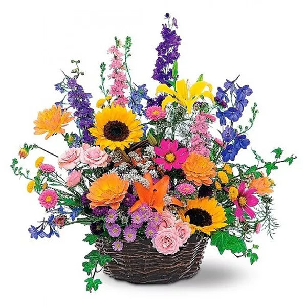 Summer-Flower-Basket