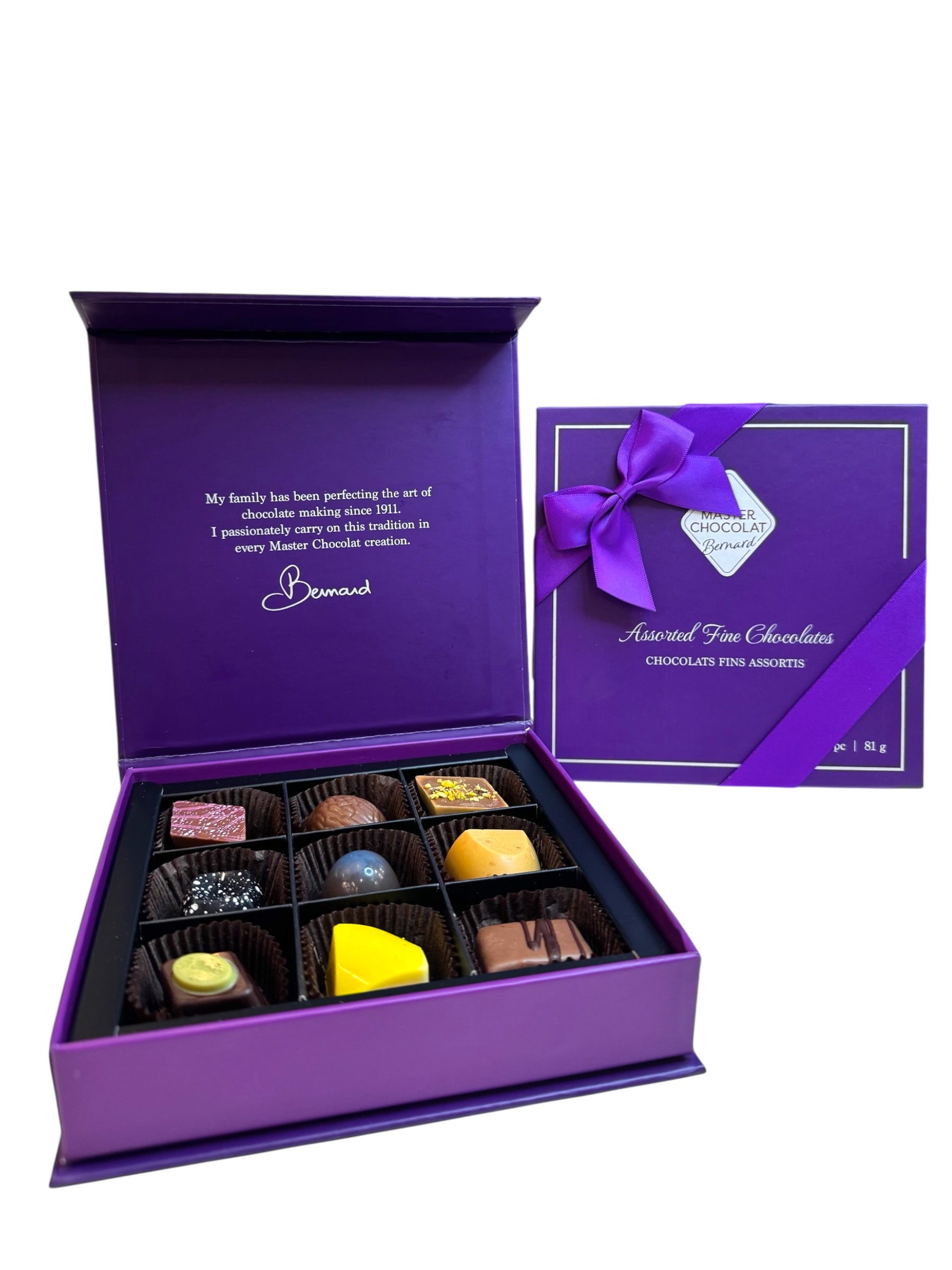 Assorted 9 Piece Chocolate Box