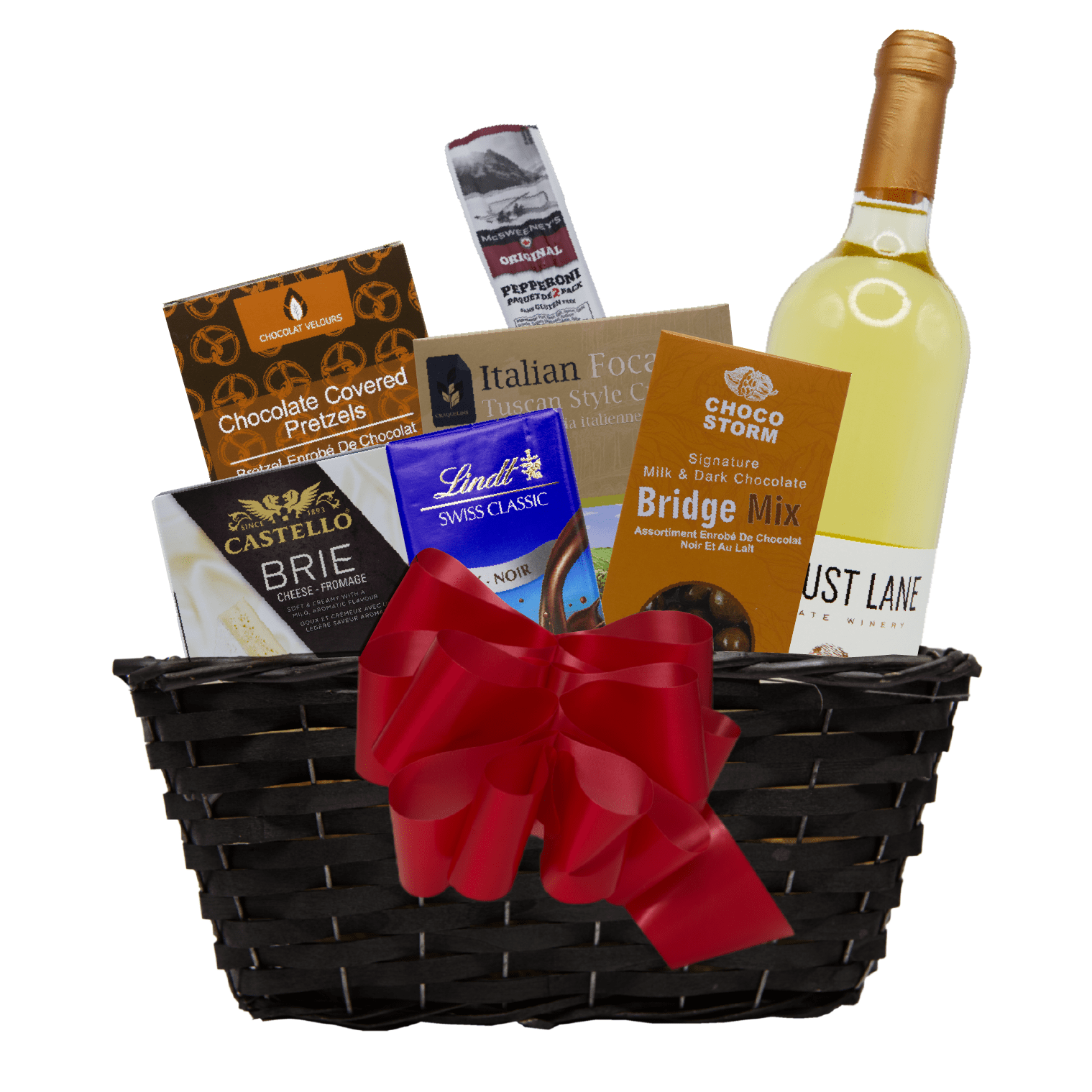 Classic White Wine Basket