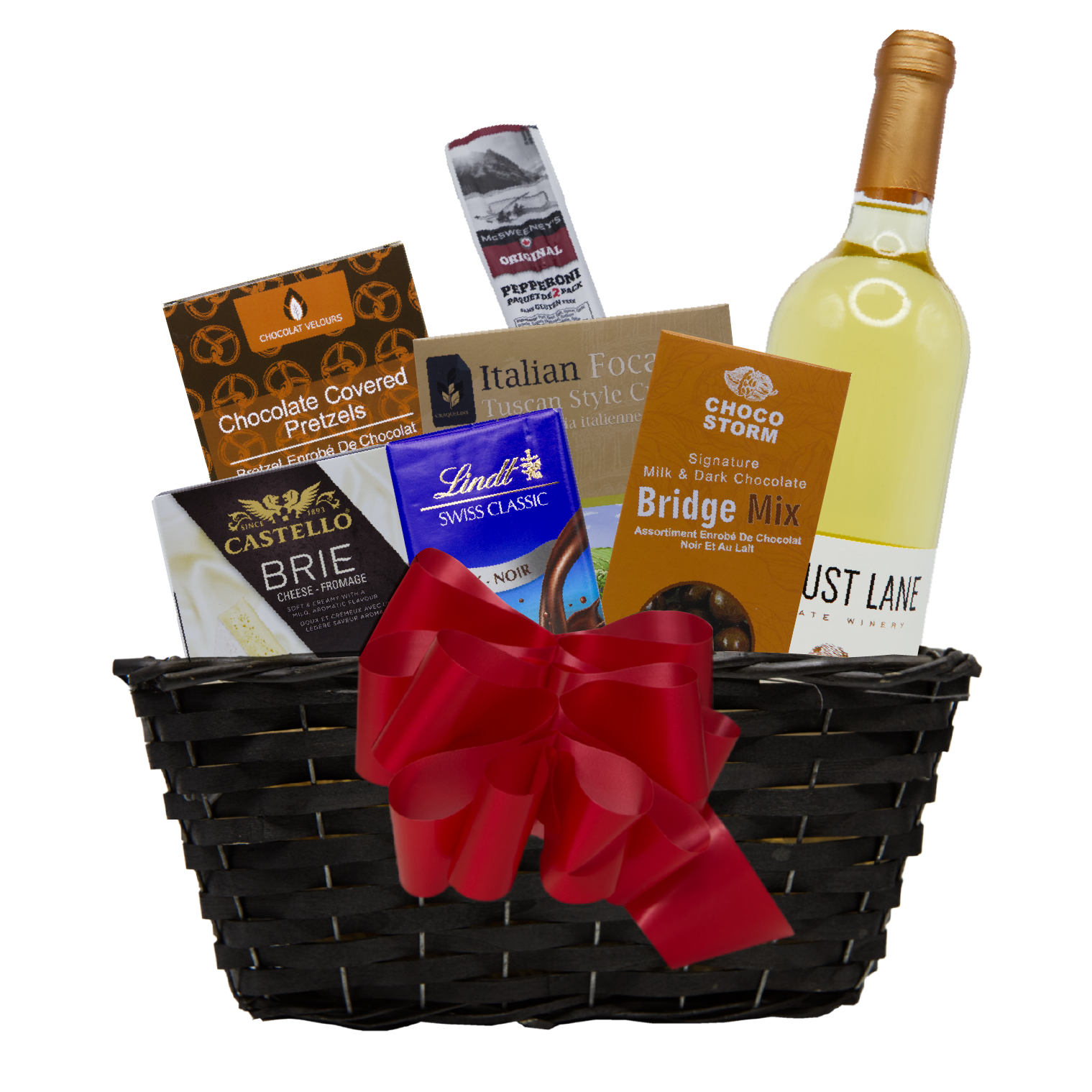 Classic White Wine Basket