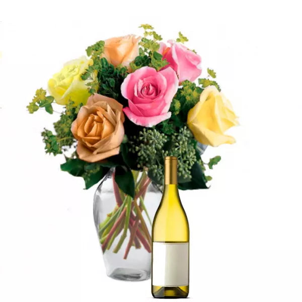 roses-and-white-wine